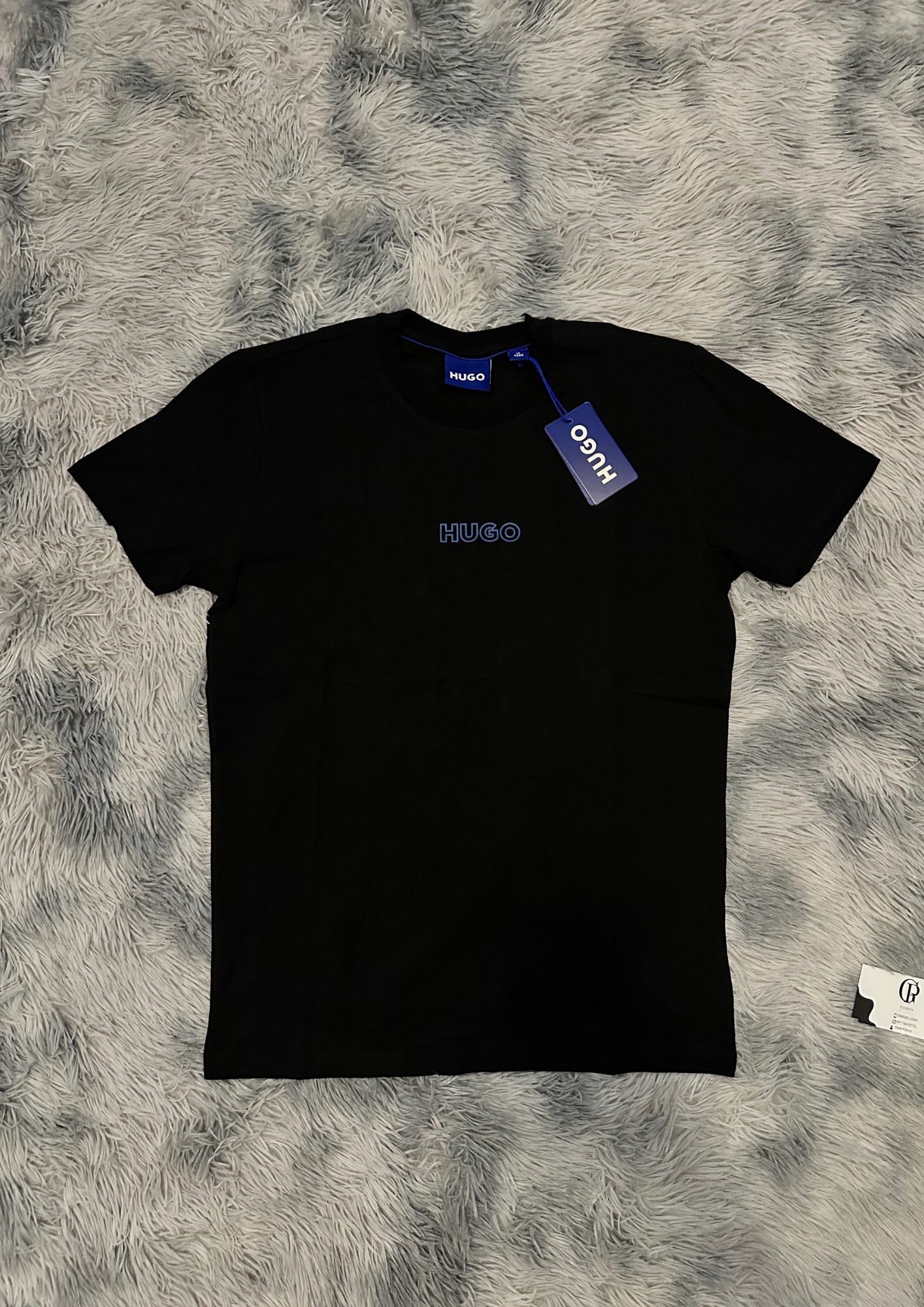 HUGO TSHIRT AZUL Y NEGRA