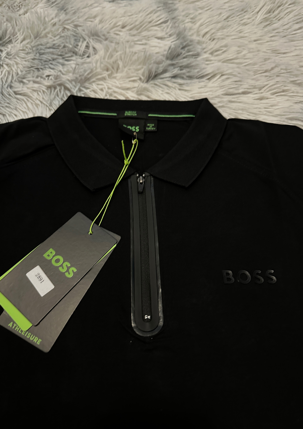 BOSS POLO ZIPPER